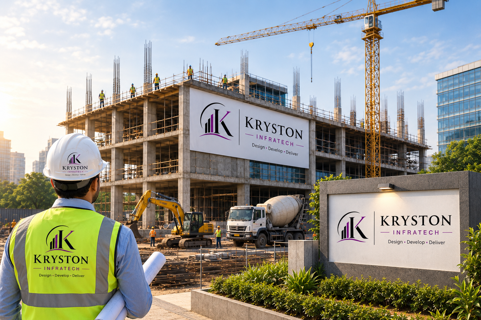 Kryston Infratech construction project in Patna