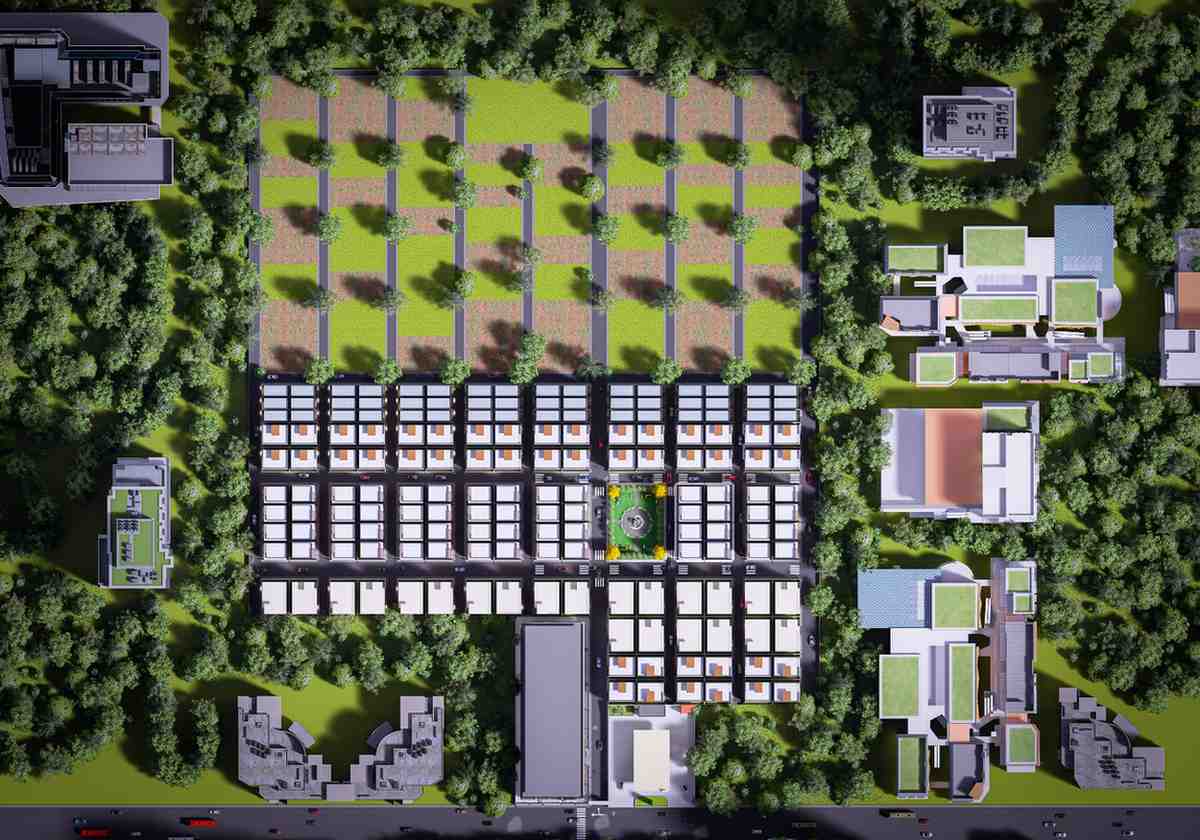 Krishna Valley Elevation Plot Map